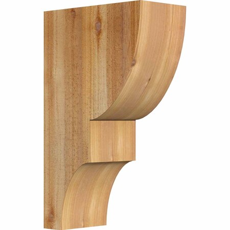 Ekena Millwork Ridgewood Rough Sawn Corbel, Western Red Cedar, 6"W x 12"D x 20"H COR06X12X20RID00RWR